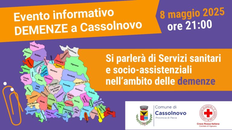Scopri di più sull'articolo 8 maggio 25 – Lomellina Demenza
