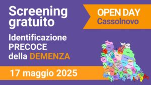 Scopri di più sull'articolo 17 maggio 25 – Screening Gratuito Demenze in Lomellina