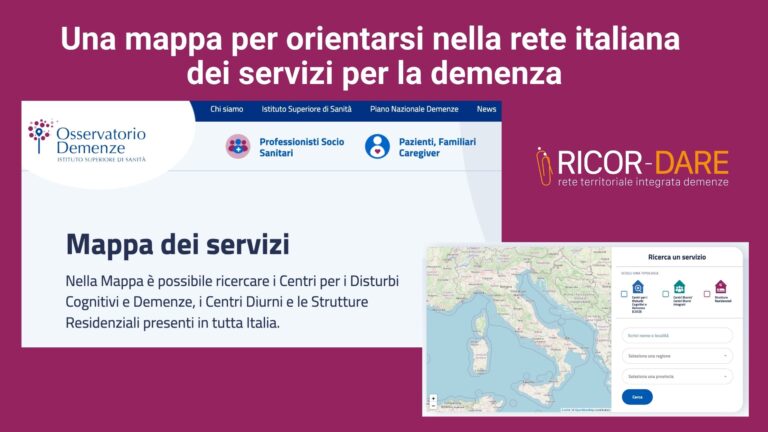 Scopri di più sull'articolo Una mappa per orientarsi nella rete italiana dei servizi per la demenza
